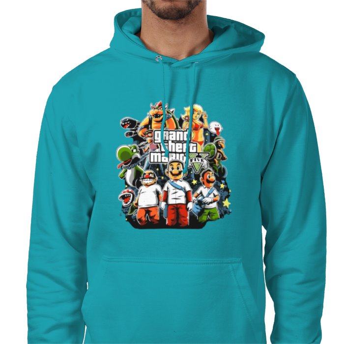 Grand Theft Auto & Super Mario Bro's - Grand Theft Mario Value Hoodie