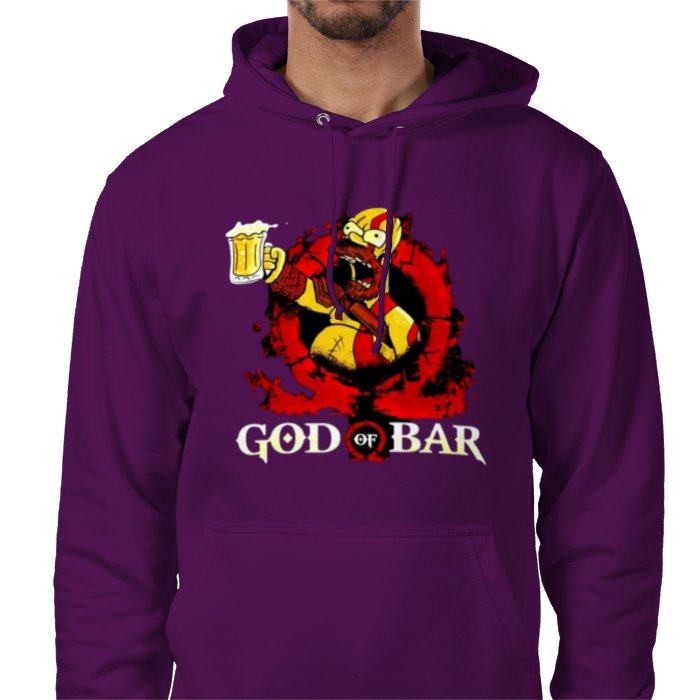 The Simpsons & God Of War - God Of Bar Value Hoodie