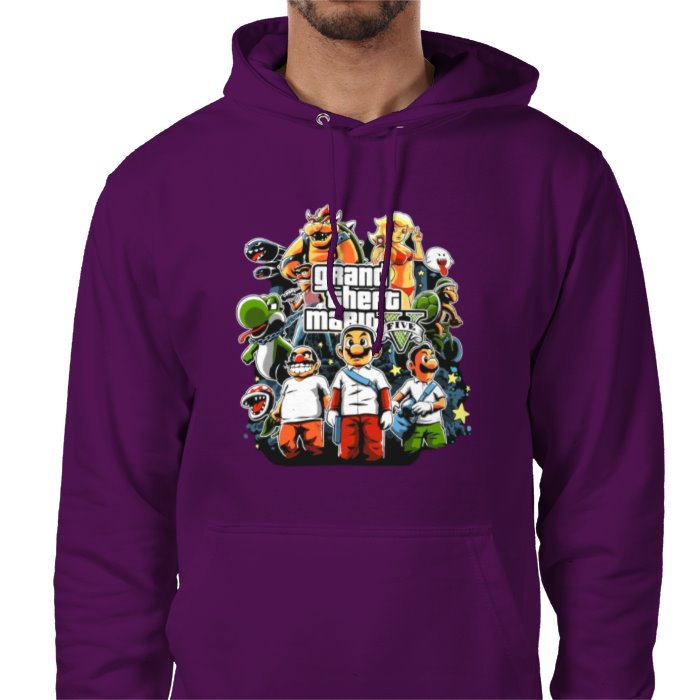 Grand Theft Auto & Super Mario Bro's - Grand Theft Mario Value Hoodie