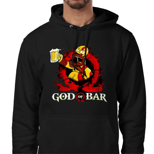 The Simpsons & God Of War - God Of Bar Value Hoodie