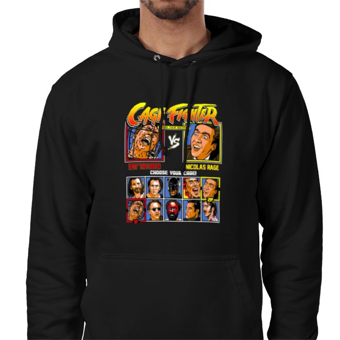 Nicholas Cage & Street Fighter - Cage Fighter Value Hoodie