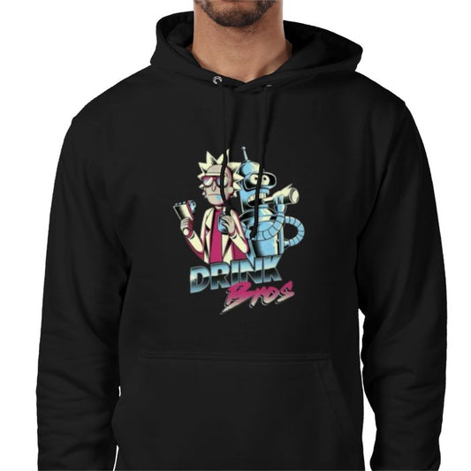 Rick & Morty x Futurama — Drink Bros Hoodie
