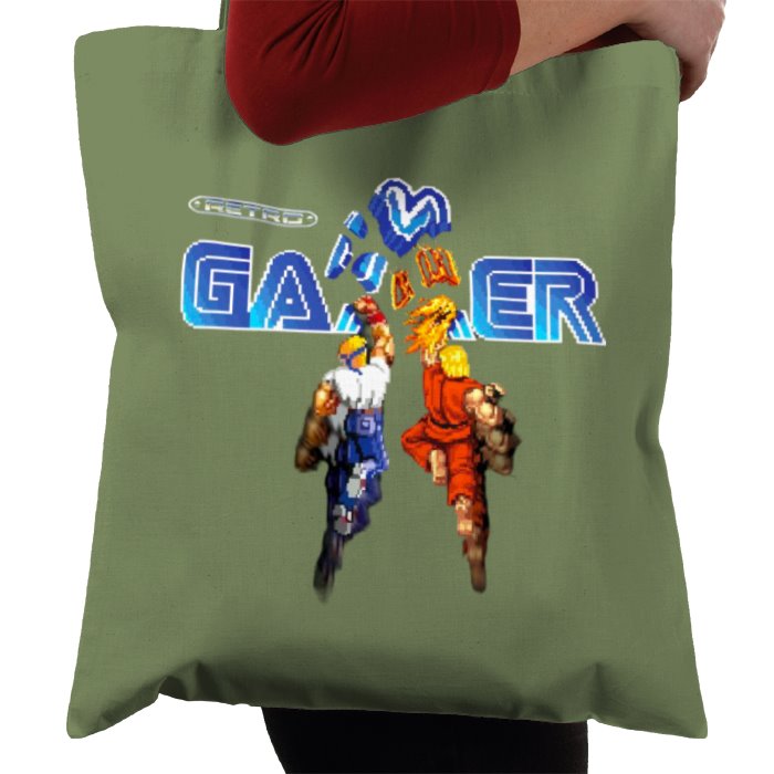 Street Fighter & Sega - Retro Gamer Tote Bag