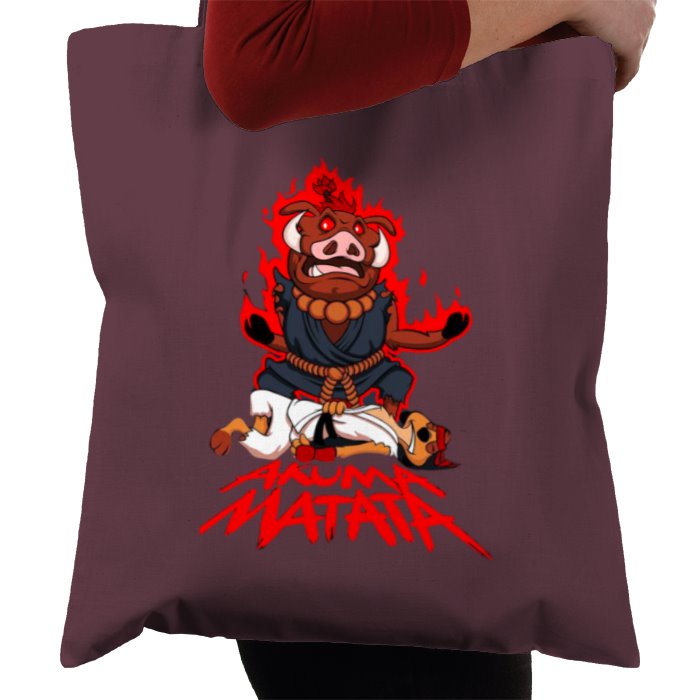 Timone & Pumba & Street Fighter - Akuma Matata Tote Bag