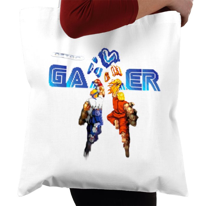 Street Fighter & Sega - Retro Gamer Tote Bag