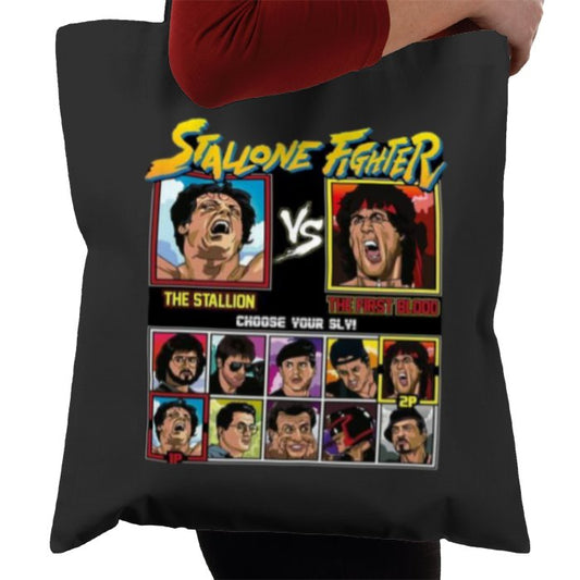 Sylvester Stallone & Street Fighter - Stallone Fighter Tote Bag