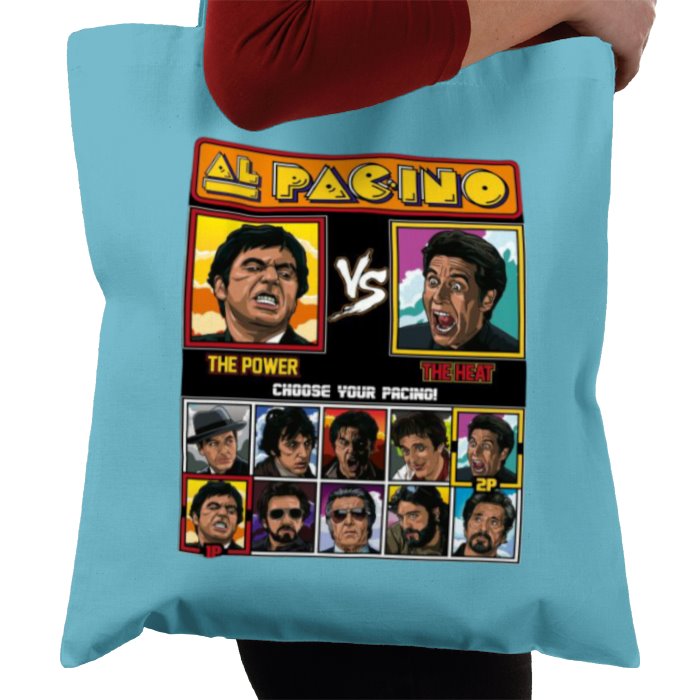 Al Pacino & Street Fighter & Pacman - Al Pac Fighter Tote Bag