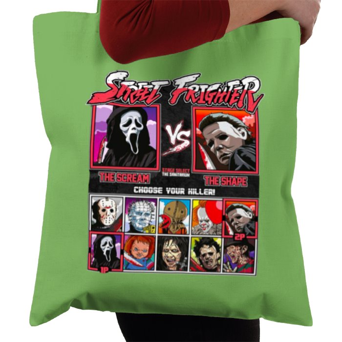 Horror Movies & Street Fighter - Street Frighter Tote Bag