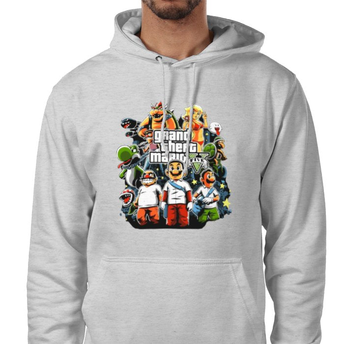 Grand Theft Auto & Super Mario Bro's - Grand Theft Mario Value Hoodie