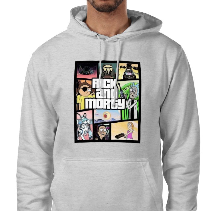 Rick & Morty & Grand Theft Auto - Grand Theft Auto Style Value Hoodie