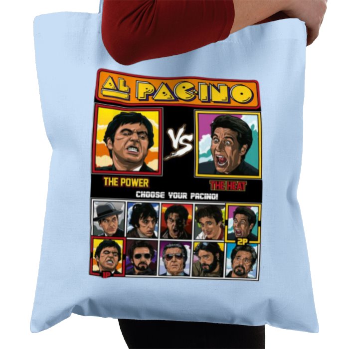 Al Pacino & Street Fighter & Pacman - Al Pac Fighter Tote Bag