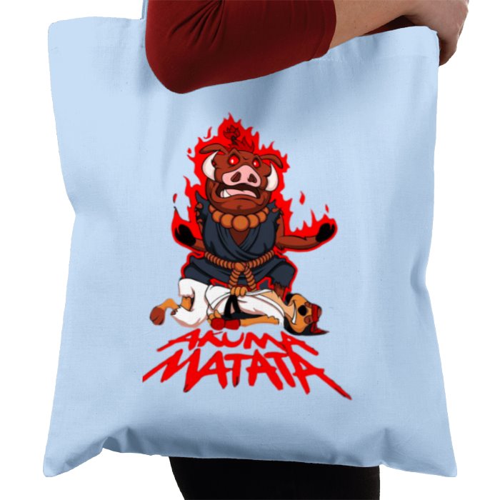 Timone & Pumba & Street Fighter - Akuma Matata Tote Bag