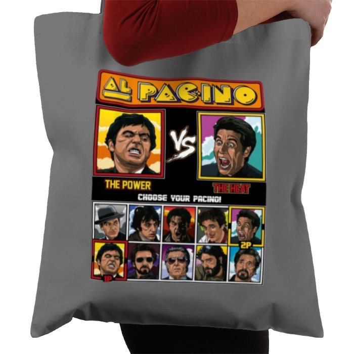 Al Pacino & Street Fighter & Pacman - Al Pac Fighter Tote Bag