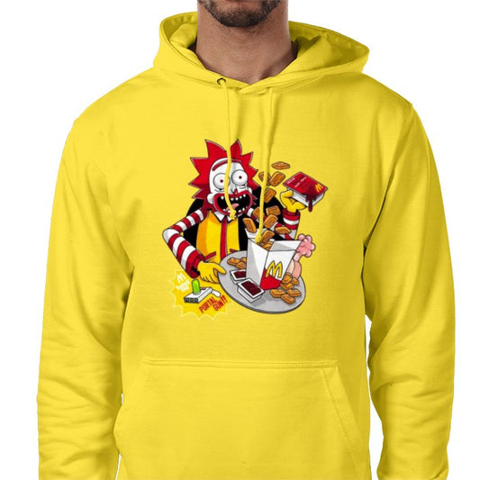 Rick & Morty & Mc Donald's - Rick Mc Donald Value Hoodie