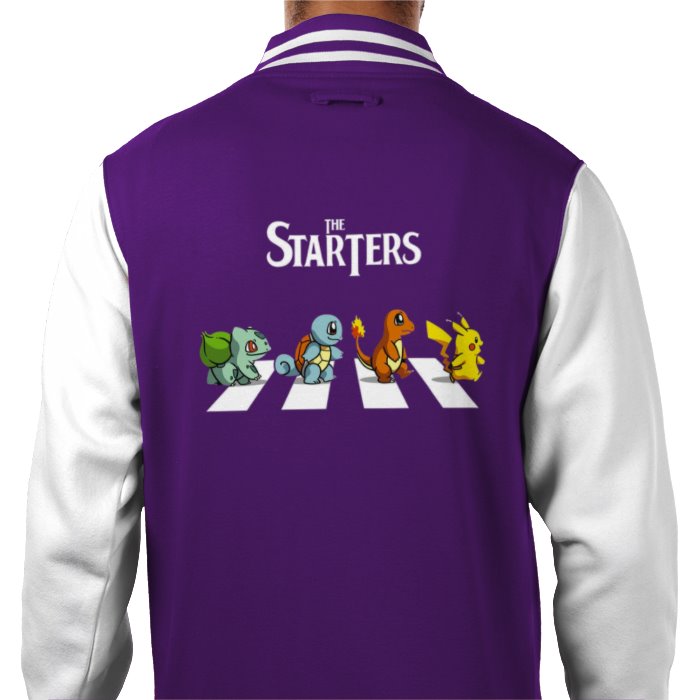 Pokémon & The Beatles - Abby Road Starters Varsity Jacket