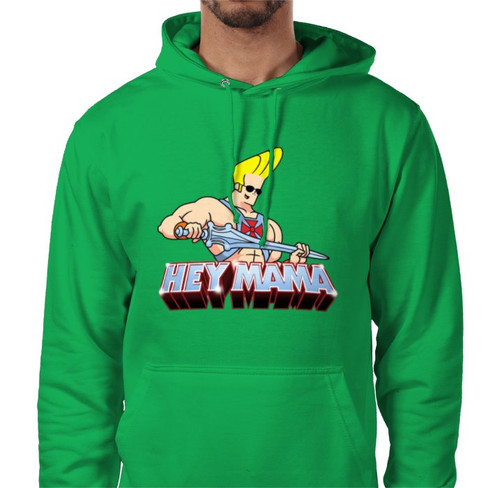 Johnny Bravo & He-Man - Hey Mama Value Hoodie