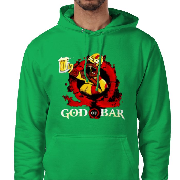 The Simpsons & God Of War - God Of Bar Value Hoodie