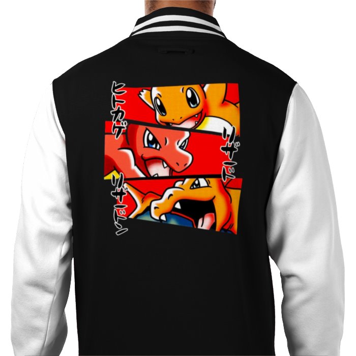 Pokémon - Charmander Evolution Varsity Jacket