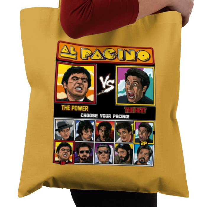 Al Pacino & Street Fighter & Pacman - Al Pac Fighter Tote Bag