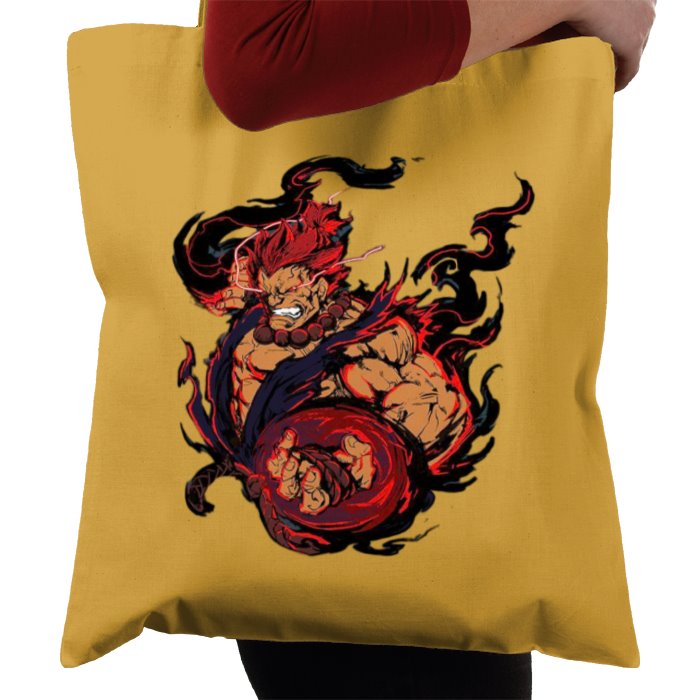 Street Fighter - Akuma Punch Tote Bag