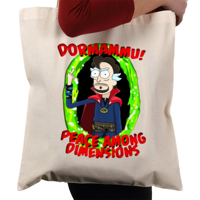 Rick & Morty & Dr Strange - Rick Strange Tote Bag