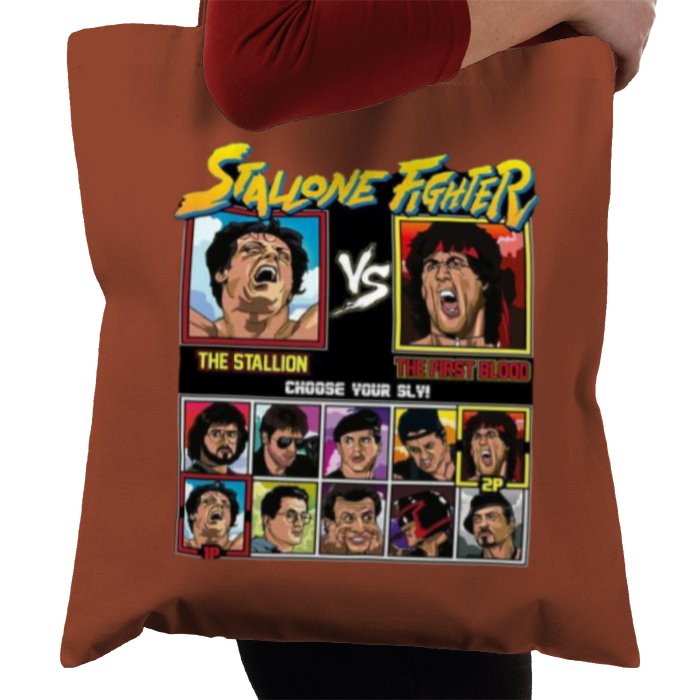 Sylvester Stallone & Street Fighter - Stallone Fighter Tote Bag