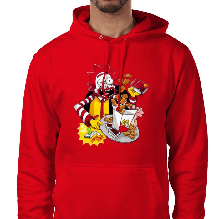 Rick & Morty & Mc Donald's - Rick Mc Donald Value Hoodie