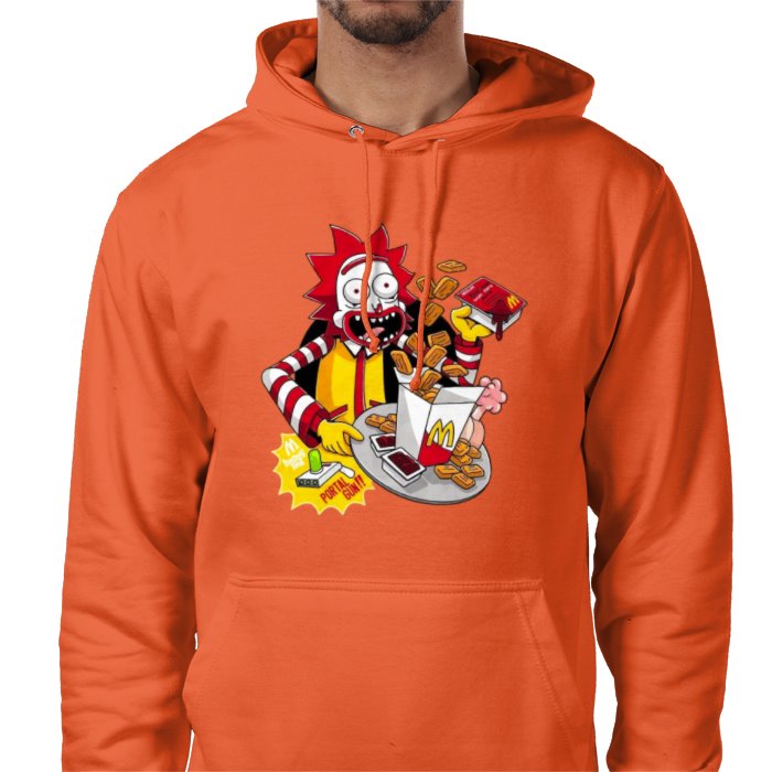 Rick & Morty & Mc Donald's - Rick Mc Donald Value Hoodie