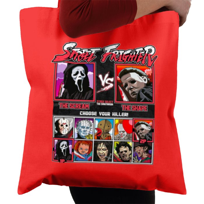 Horror Movies & Street Fighter - Street Frighter Tote Bag