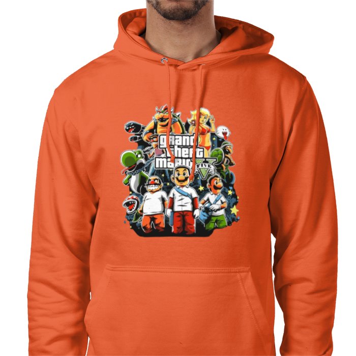 Grand Theft Auto & Super Mario Bro's - Grand Theft Mario Value Hoodie