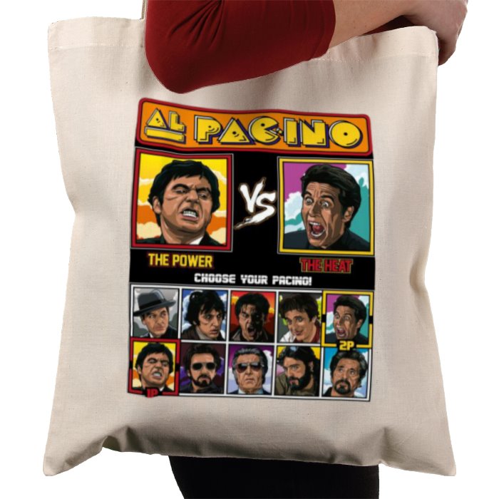 Al Pacino & Street Fighter & Pacman - Al Pac Fighter Tote Bag