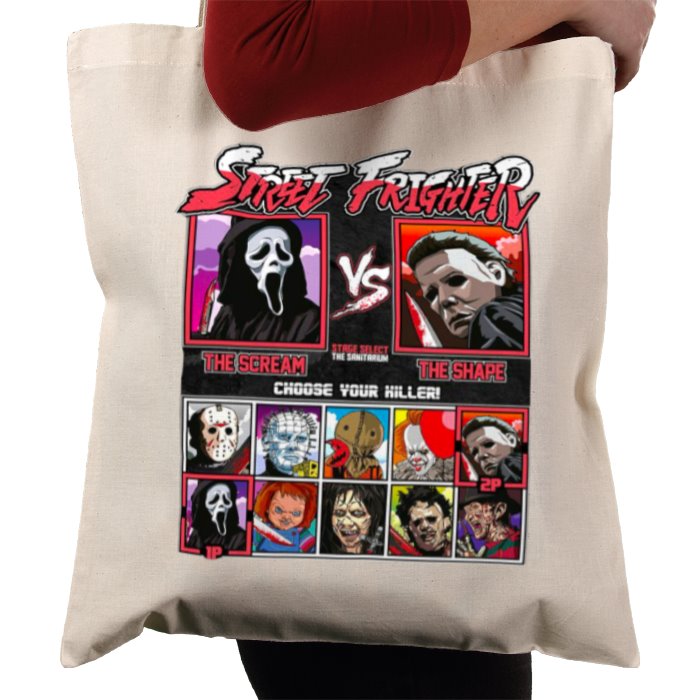 Horror Movies & Street Fighter - Street Frighter Tote Bag