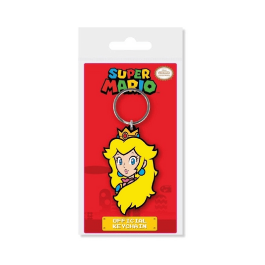 Princess Peach Rubber Keychain | Nintendo Mario Gift