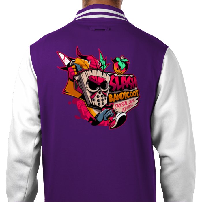 Crash Bandicoot & Friday 13th - Slash Bandicoot Varsity Jacket