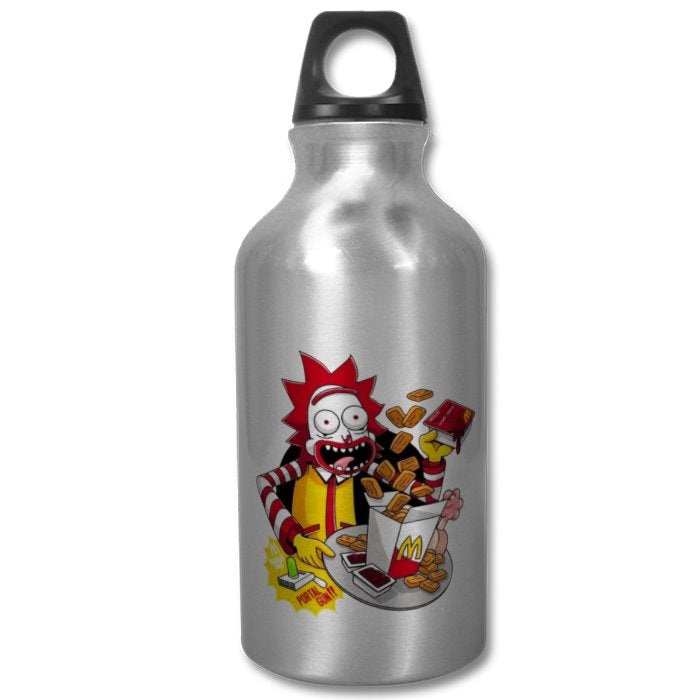 Rick & Morty & Mc Donald's - Rick Mc Donald Water Bottle