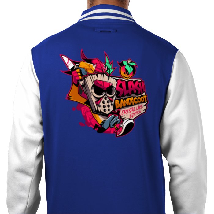 Crash Bandicoot & Friday 13th - Slash Bandicoot Varsity Jacket