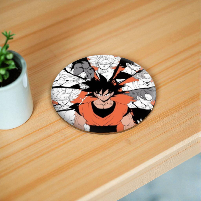 Dragonball Z - Saiyan Theme Round Coaster