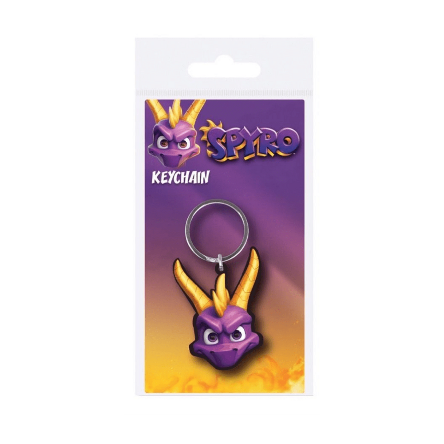 Spyro the Dragon Rubber Keychain | Gaming Gift