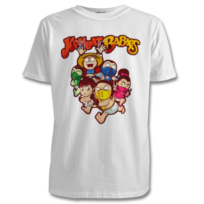 Mortal Kombat Kombat Babies T-Shirt | Chibi MK Gaming Graphic Tee