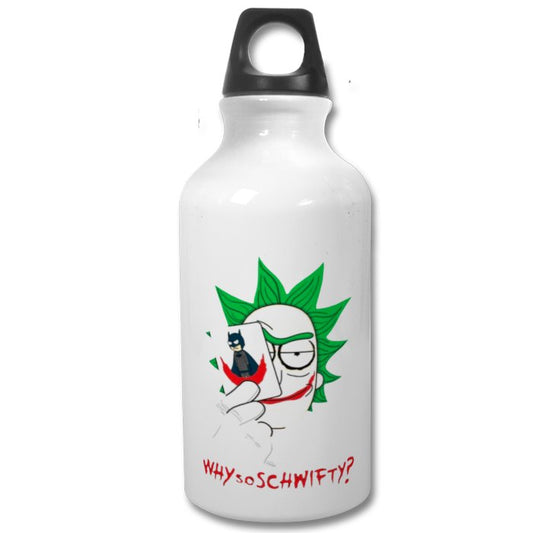 Rick & Morty x Batman - Why So Schwifty Water Bottle