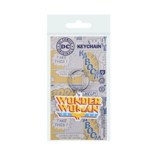 Wonder Woman Rubber Keychain | DC Comics Gift
