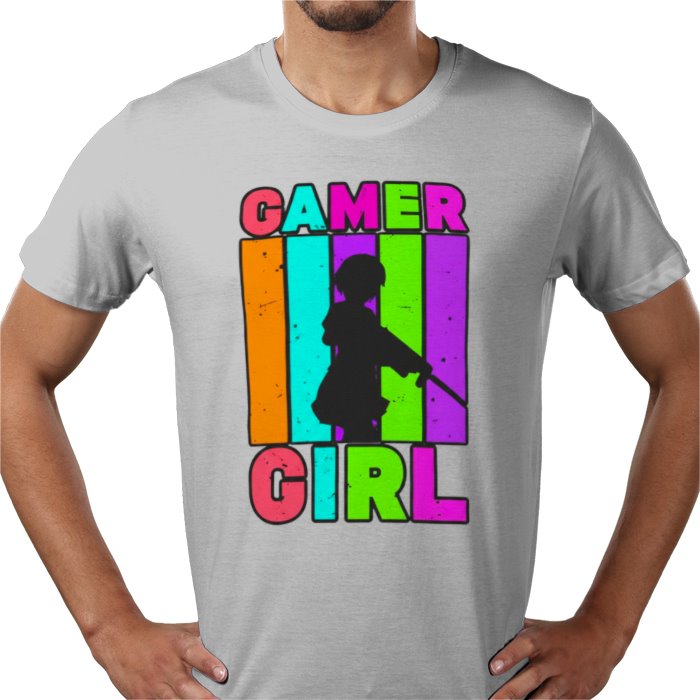 Gamer Girl T-Shirt | Female Gaming Graphic Tee