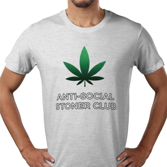 Anti-Social Stoner Club T-Shirt | Funny 420 Cannabis Graphic Tee