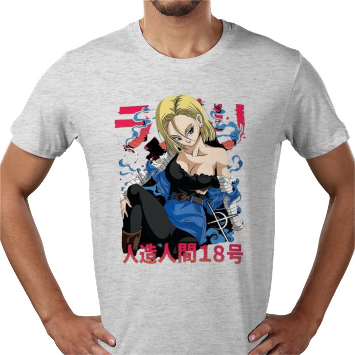 Dragon Ball Z Raunchy Android 18 T-Shirt | Android 18 DBZ Anime Tee