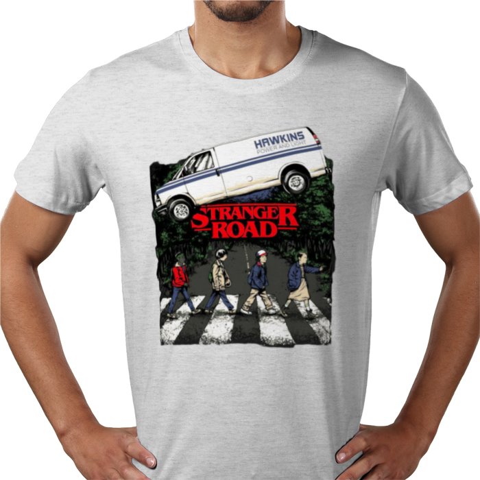 Stranger Things & The Beatles - Abbey Road T-shirt