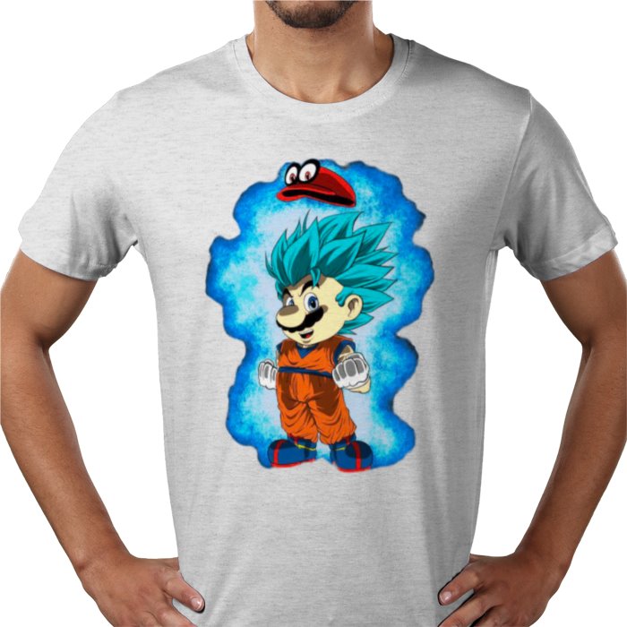 Dragonball Z & Super Mario Bro's - Saiyan Bro's T-shirt