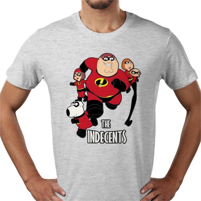 Family Guy x The Incredibles Parody - The Indecents T-Shirt