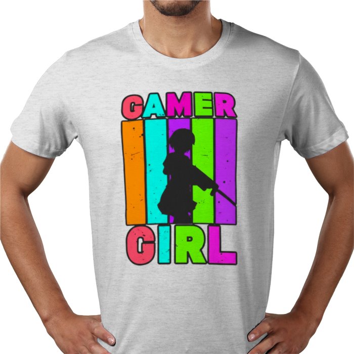 Gamer Girl T-Shirt | Female Gaming Graphic Tee