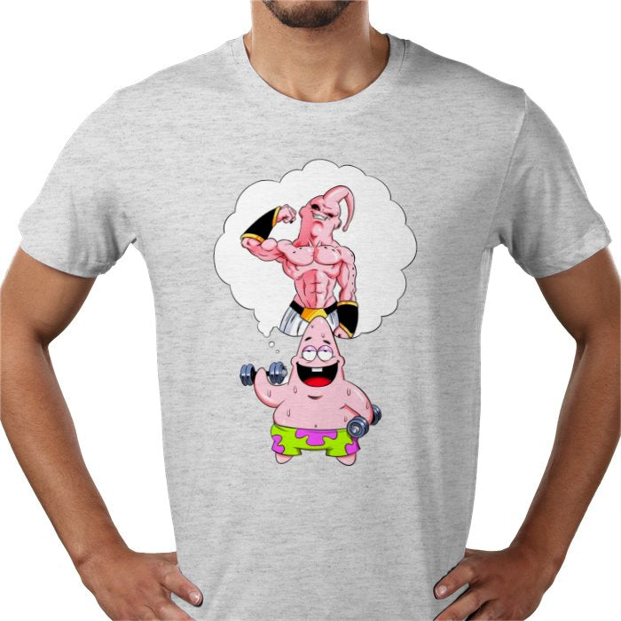 Dragon Ball Z x SpongeBob Crossover T-Shirt | DBZ Mashup Anime Tee