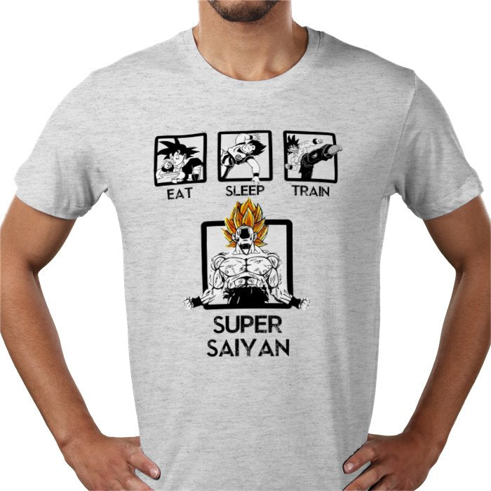 Dragonball Z - Eat Sleep Train T-shirt